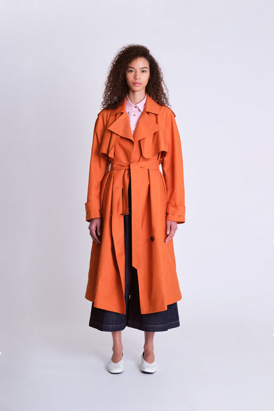 Double Breasted Trench Coat - Asantii