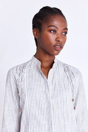 drawstring fitted shirt - Asantii