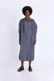 drawstring shirt dress - Asantii