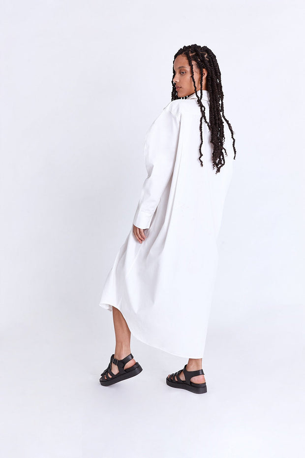 drawstring shirt dress - Asantii