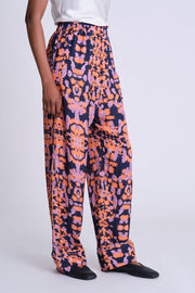 Elasticated Waist Trousers - Abstract Sunset - Asantii