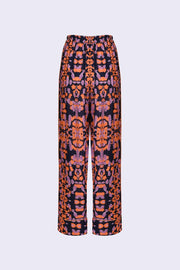 Elasticated Waist Trousers - Abstract Sunset - Asantii