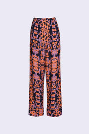 Elasticated Waist Trousers - Abstract Sunset - Asantii