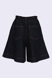 elasticated wide leg shorts - Asantii