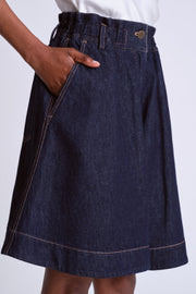 elasticated wide leg shorts - Asantii