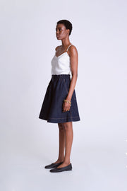 elasticated wide leg shorts - Asantii