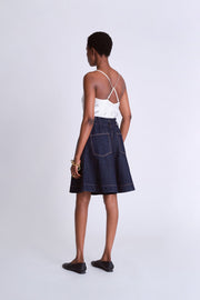 elasticated wide leg shorts - Asantii