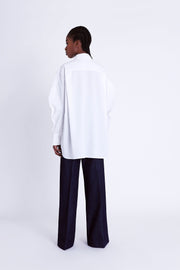 oversized drawstring shirt - Asantii