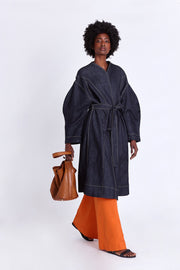 oversized wrap coat - Asantii