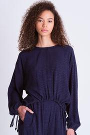 Ruched Drawstring Blouse - Asantii