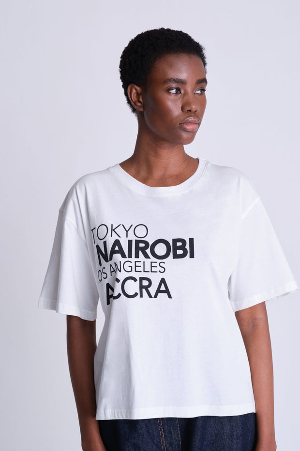 T-shirt Tokyo - Nairobi - Los Angeles - Accra - Asantii