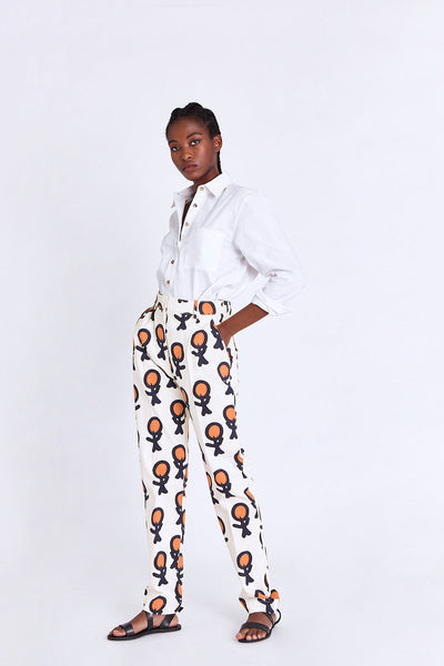 tailored single pleat trousers - Asantii