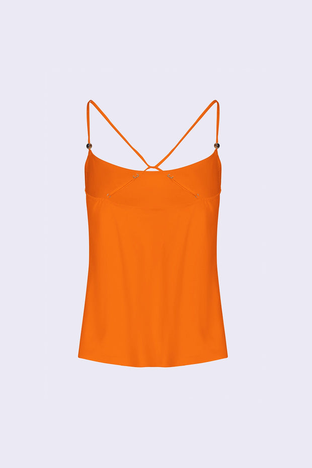 Twist Strap Cami - Apricot - Asantii