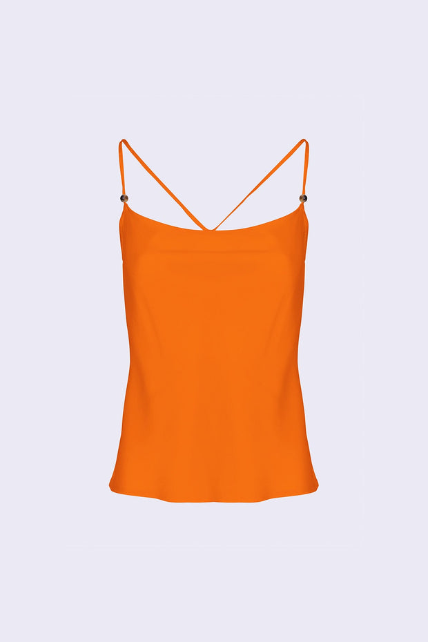 Twist Strap Cami - Apricot - Asantii