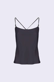 Twist Strap Cami - Black - Asantii