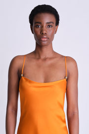 Twist Strap Cami Dress - Apricot - Asantii