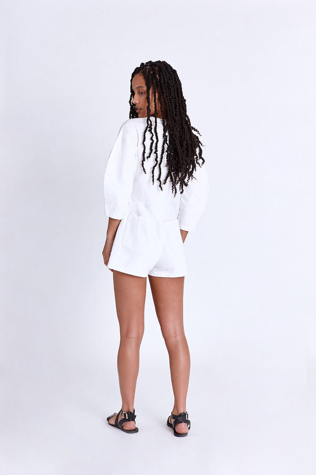 v - neck playsuit - Asantii